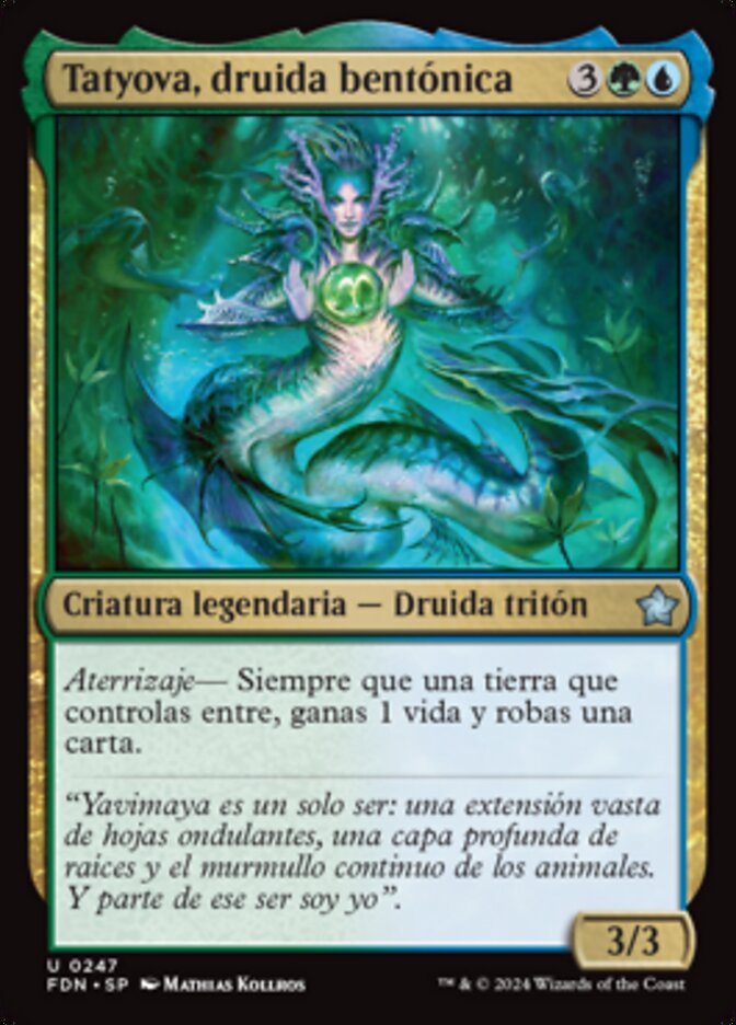 Tatyova, Benthic Druid (Foundations #247)