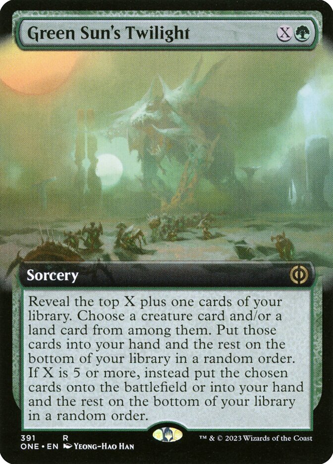 Green Sun's Twilight (Phyrexia: All Will Be One #391)