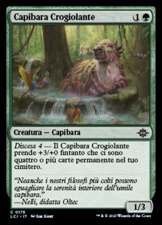 Capibara Crogiolante