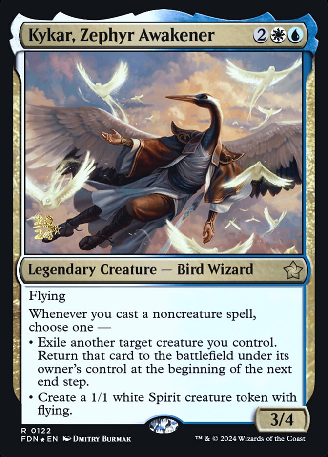 Kykar, Zephyr Awakener (Foundations Promos #122s)