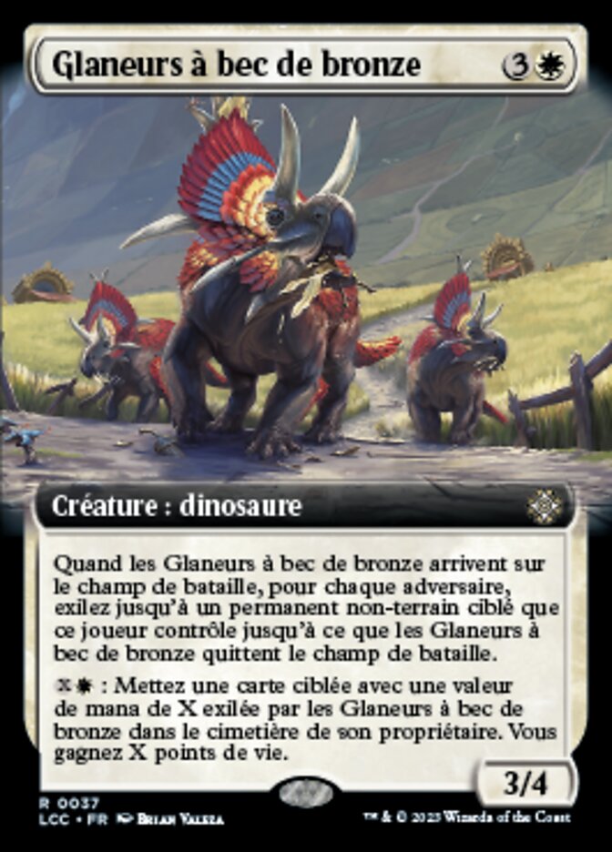 Bronzebeak Foragers (The Lost Caverns of Ixalan Commander #37)