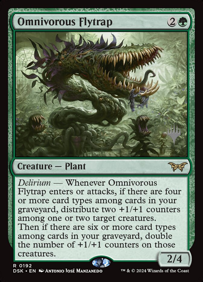 Omnivorous Flytrap (Duskmourn: House of Horror Promos #192p)