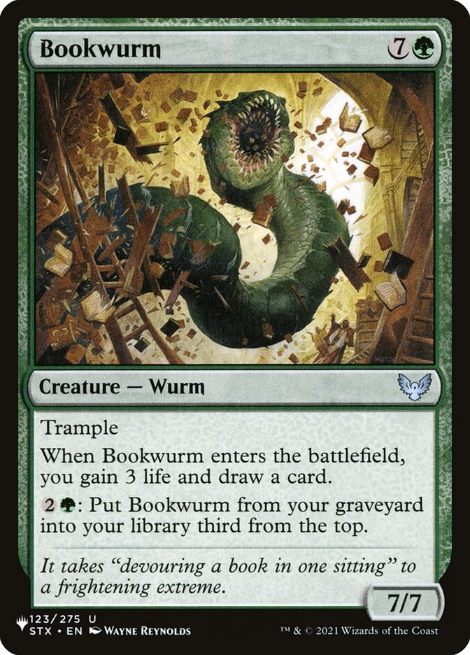 Bookwurm (The List #STX-123)