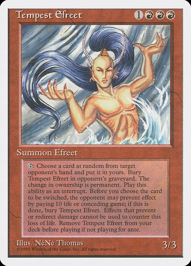 Tempest Efreet (Fourth Edition #225)