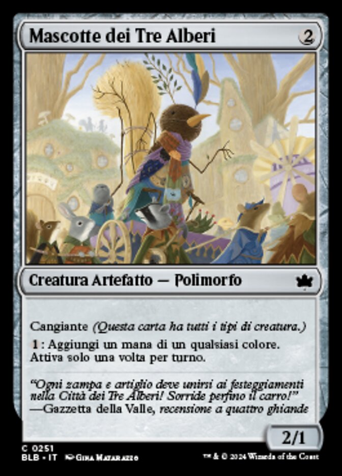 Mascotte dei Tre Alberi