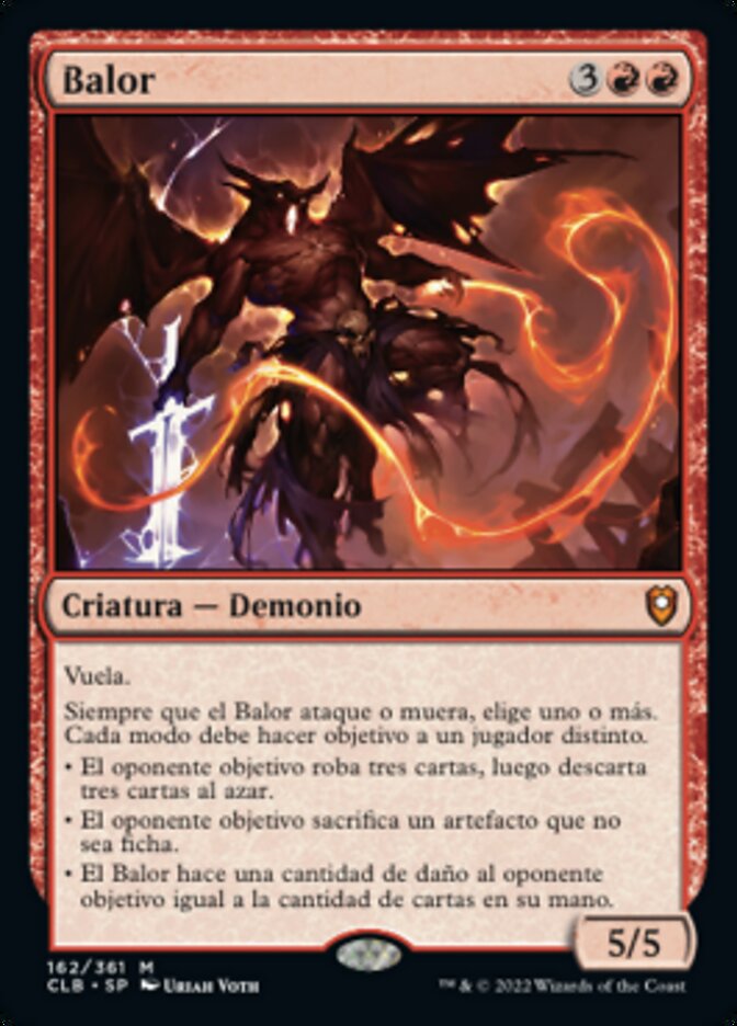 Balor (Commander Legends: Battle for Baldur's Gate #162)