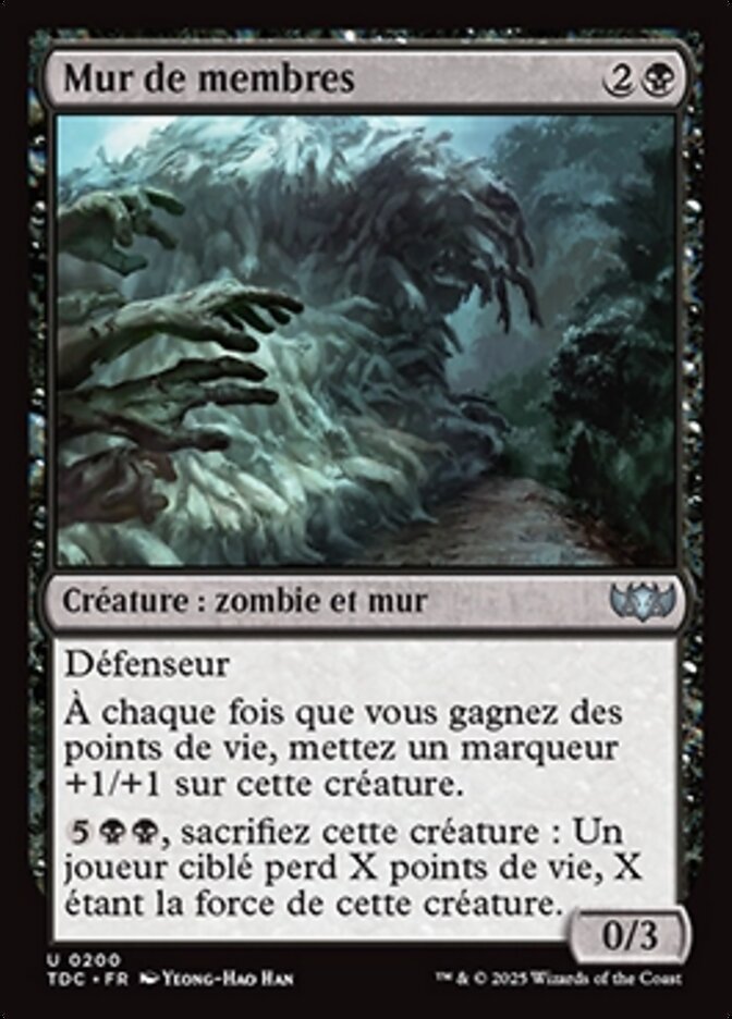 Mur de membres