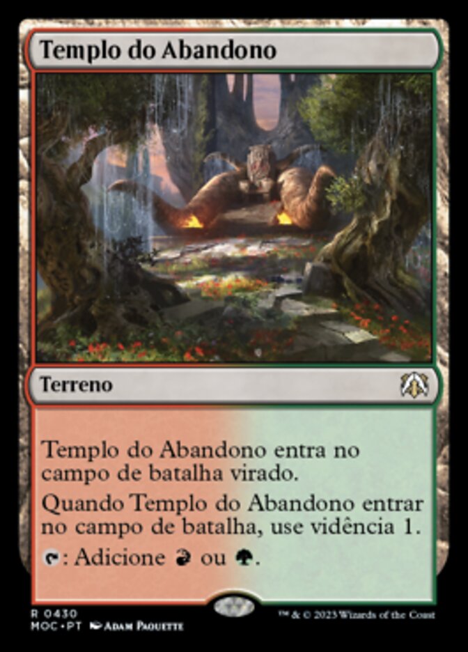 Temple of Abandon (March of the Machine Commander #430)