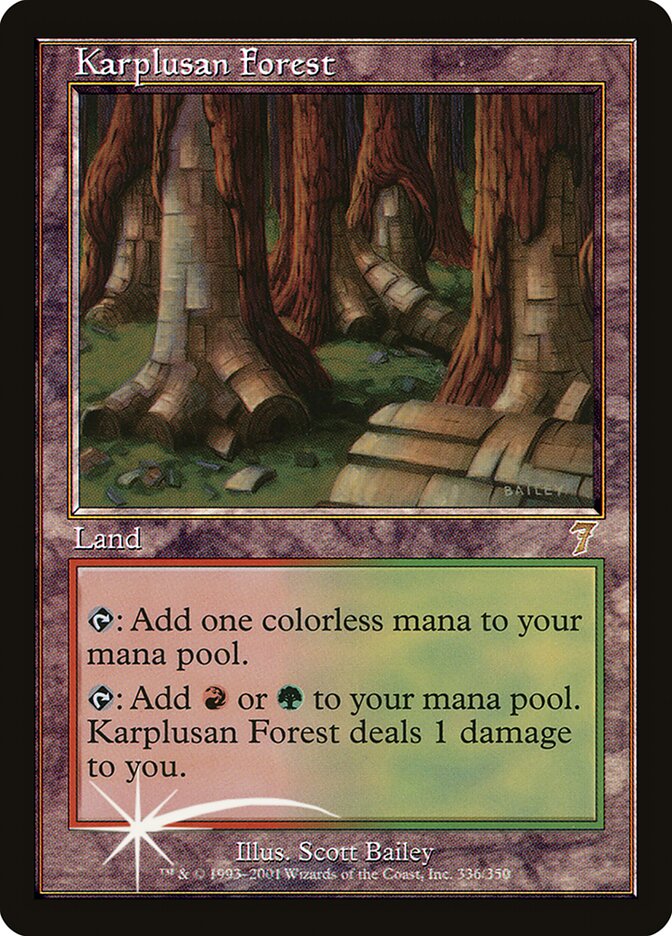 Karplusan Forest (Seventh Edition #336★)