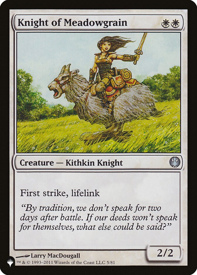 Knight of Meadowgrain (The List #DDG-5)