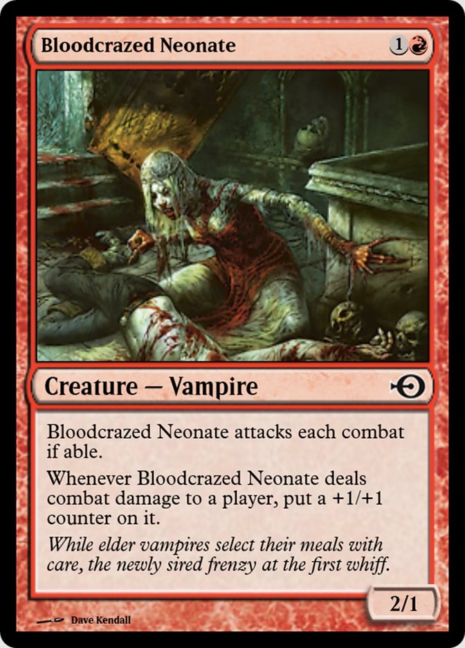 Bloodcrazed Neonate (Magic Online Promos #42862)