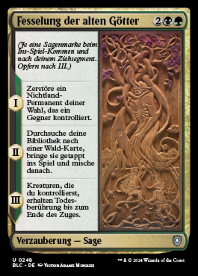 Binding the Old Gods (Bloomburrow Commander #248)