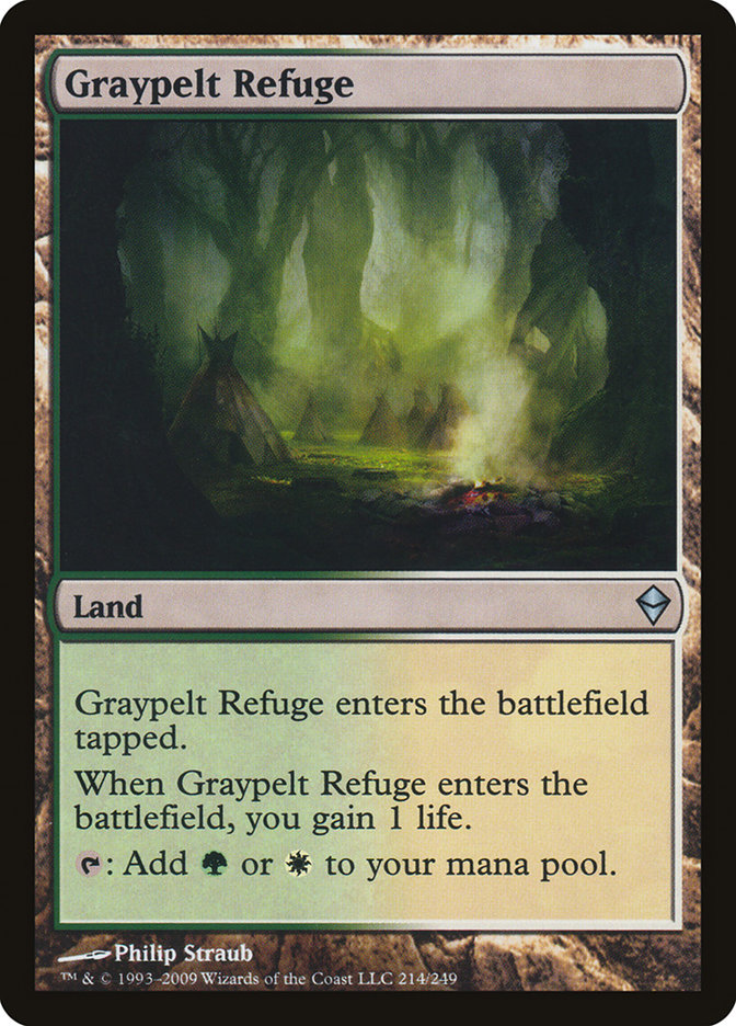 Graypelt Refuge (Zendikar #214)