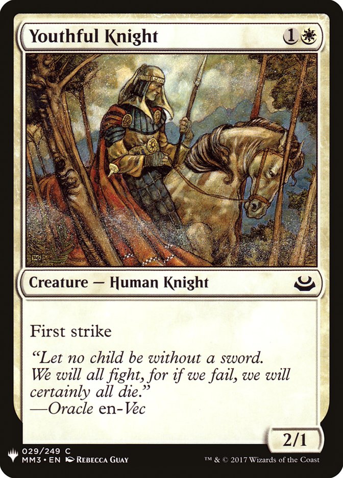 Youthful Knight (The List #MM3-29)