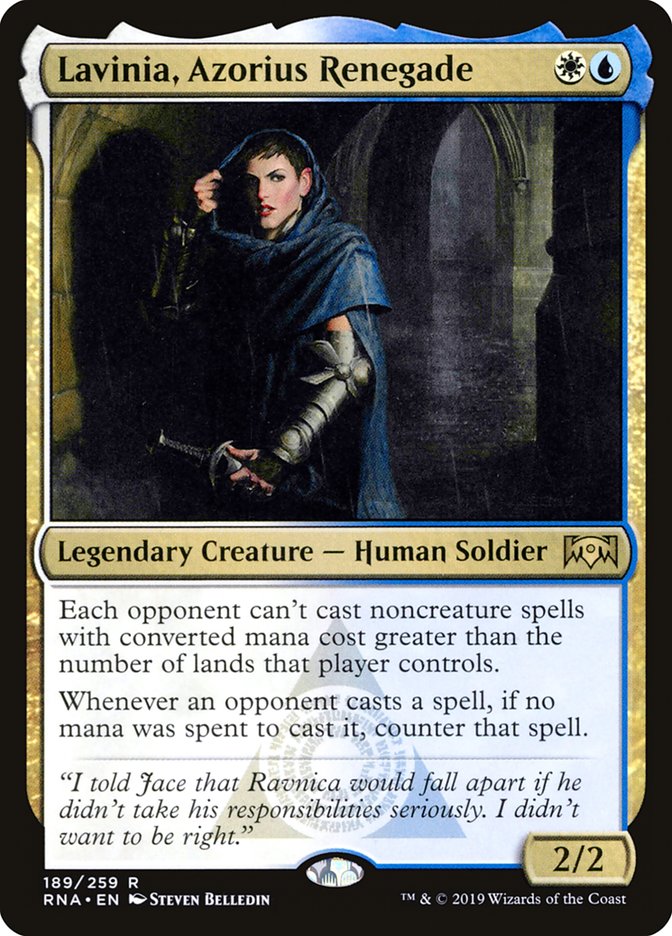 Lavinia, Azorius Renegade (Ravnica Allegiance #189)