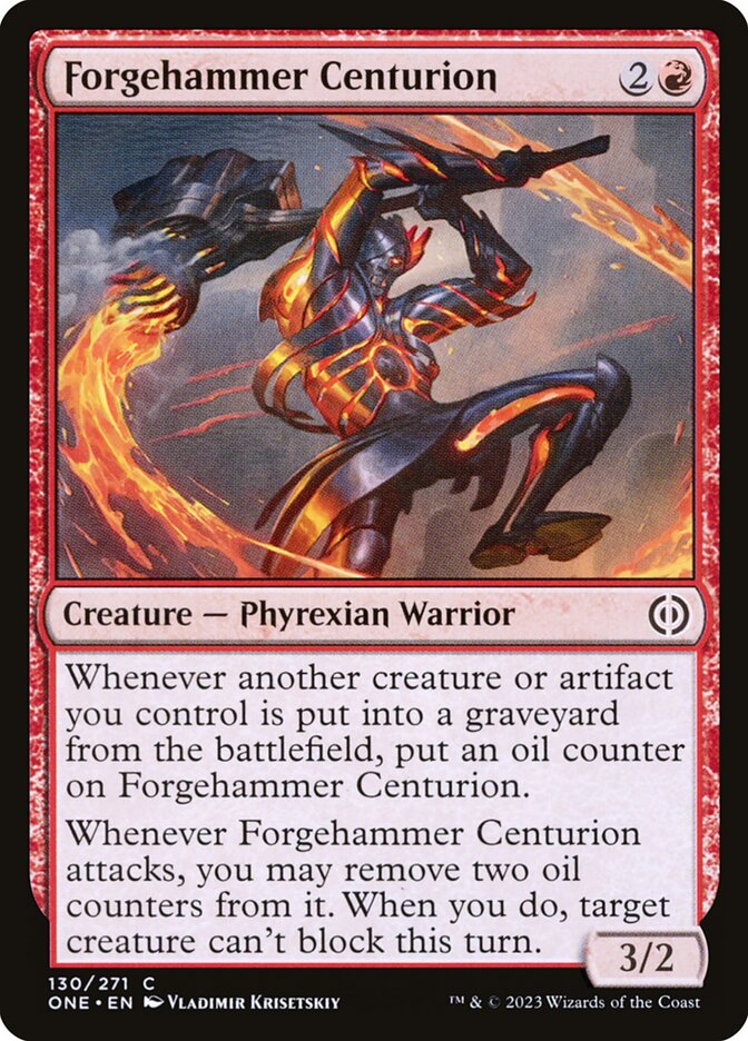 Forgehammer Centurion · Phyrexia: All Will Be One (ONE) #130 