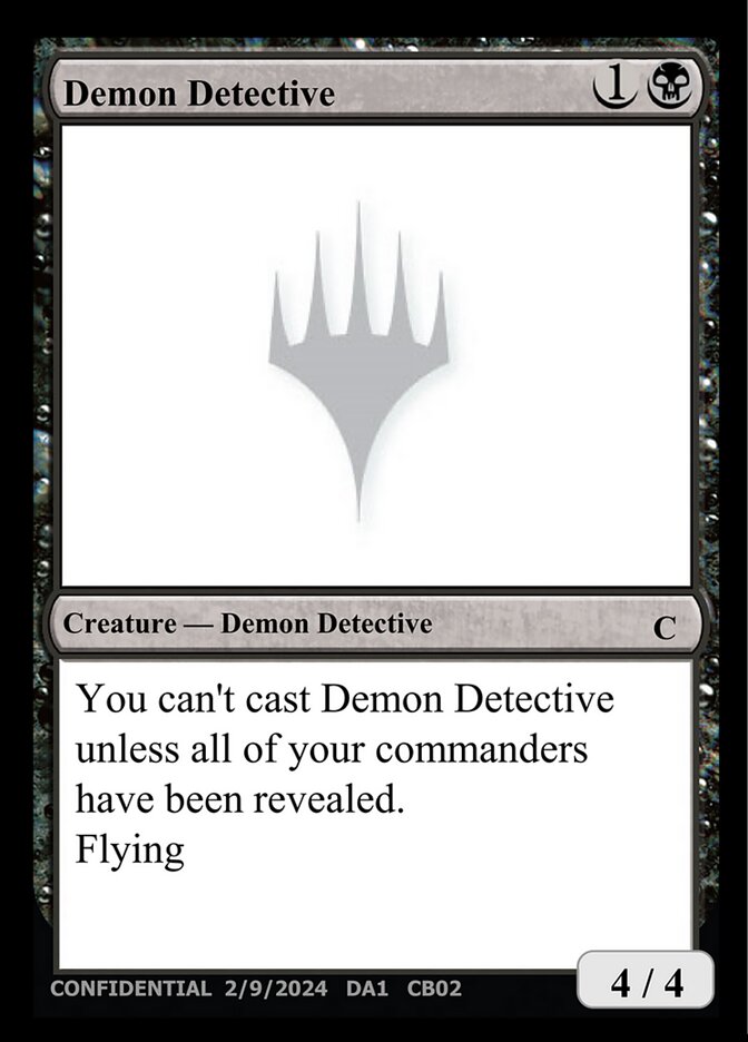 Demon Detective (Unknown Event #CB02a)