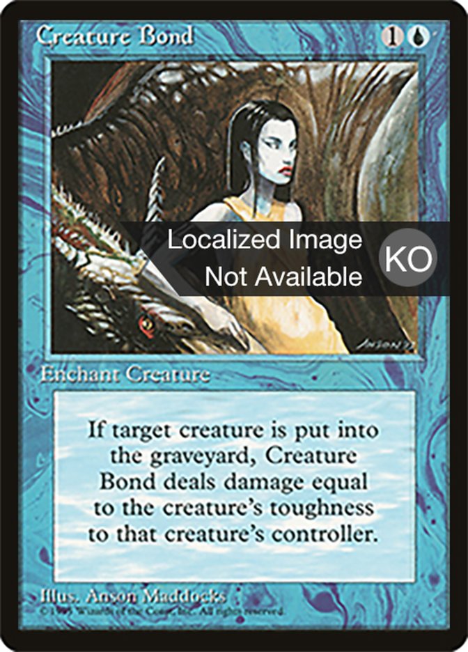 Creature Bond (Fourth Edition Foreign Black Border #66)