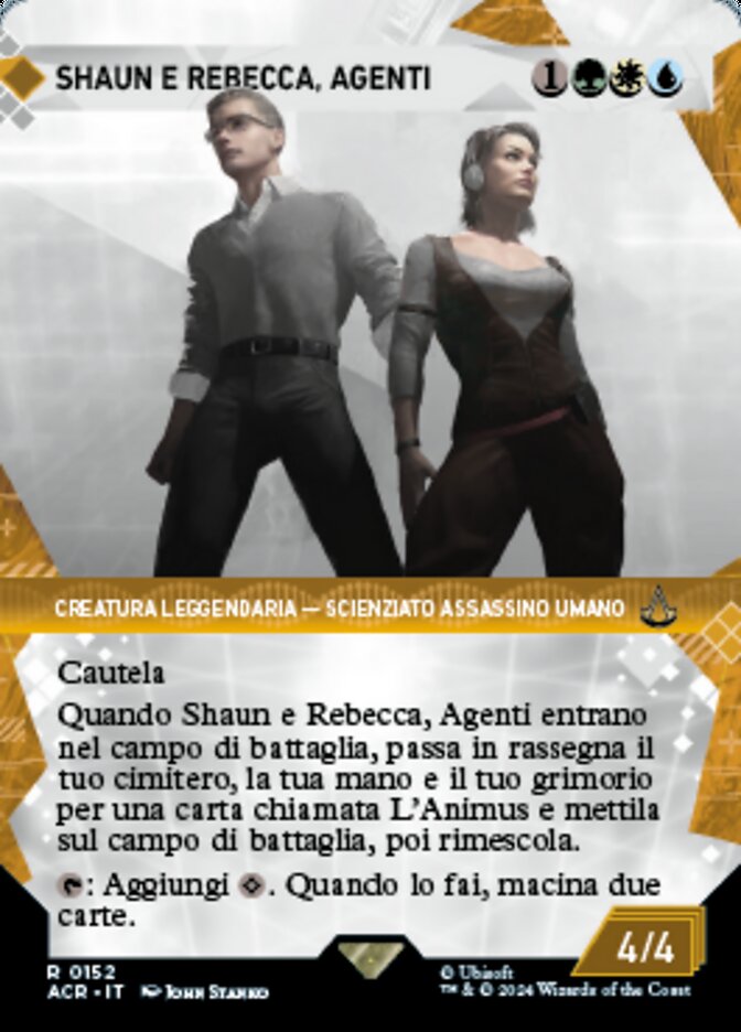 Shaun e Rebecca, Agenti