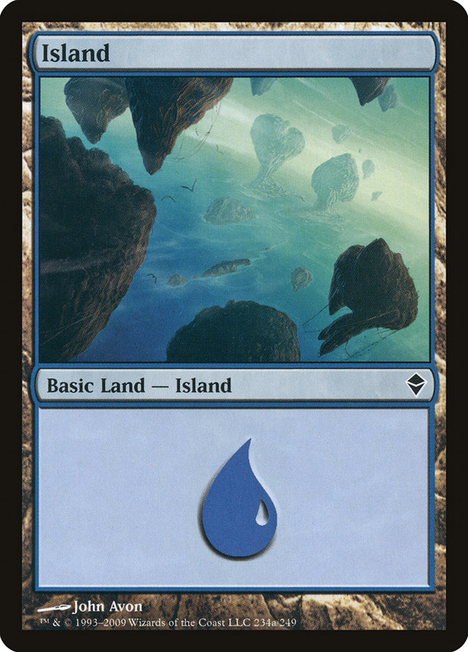 Island (Zendikar #234a)