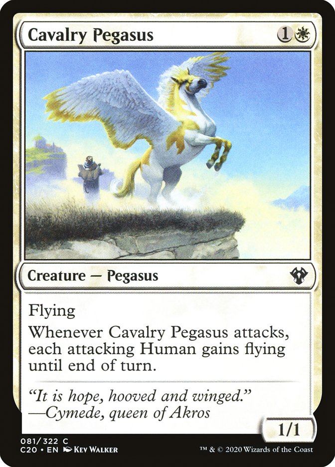 Cavalry Pegasus (Commander 2020 #81)