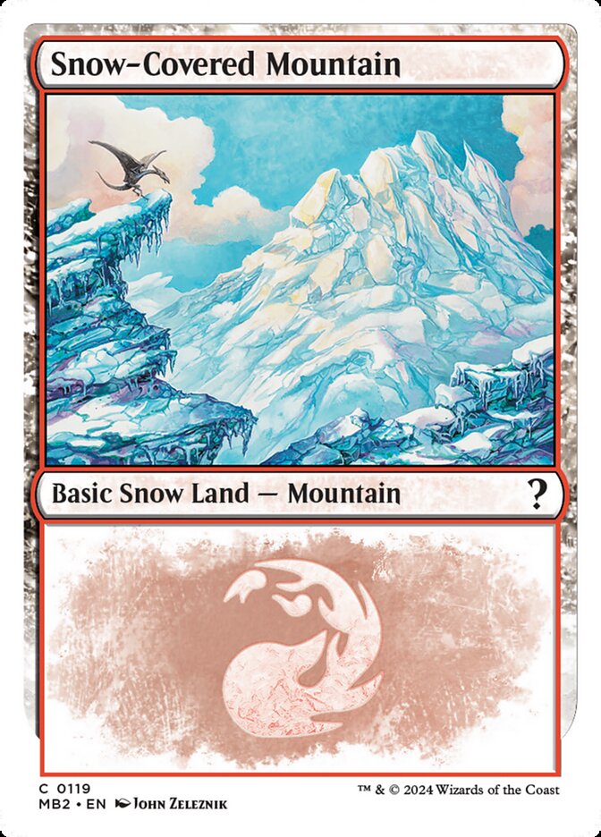 Snow-Covered Mountain (Mystery Booster 2 #119)