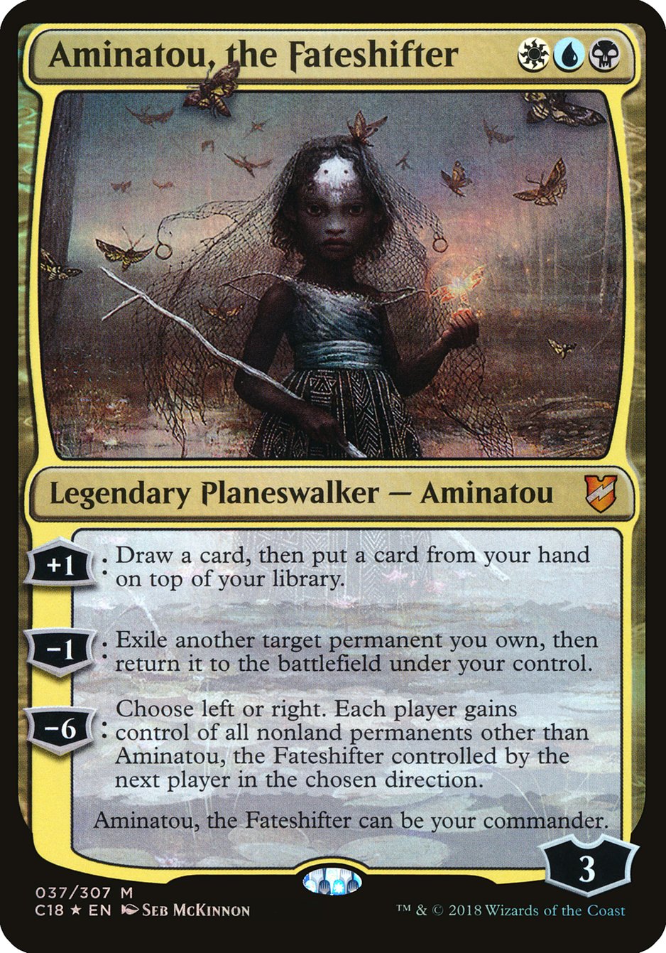 Aminatou, the Fateshifter (Commander 2018 Oversized #37)