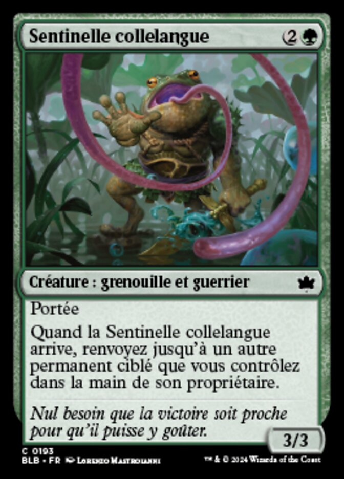 Stickytongue Sentinel (Bloomburrow #193)