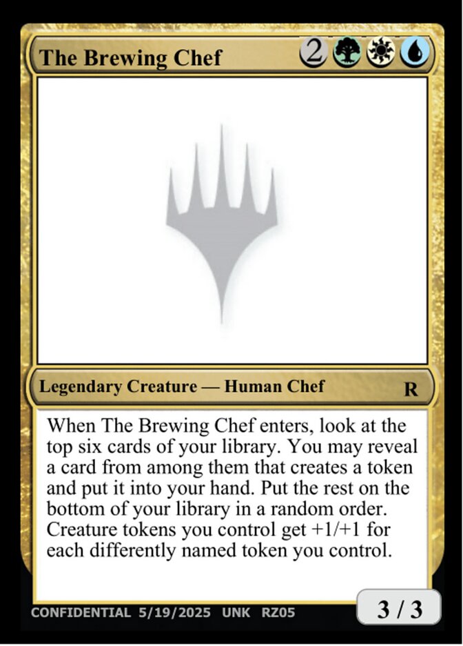 The Brewing Chef MTG card