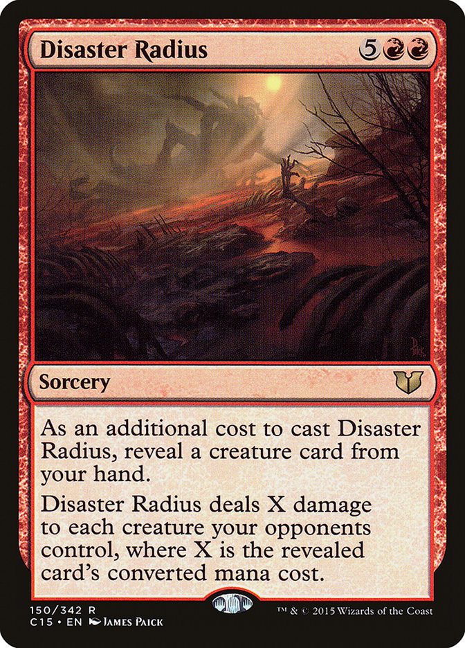 Disaster Radius (Commander 2015 #150)