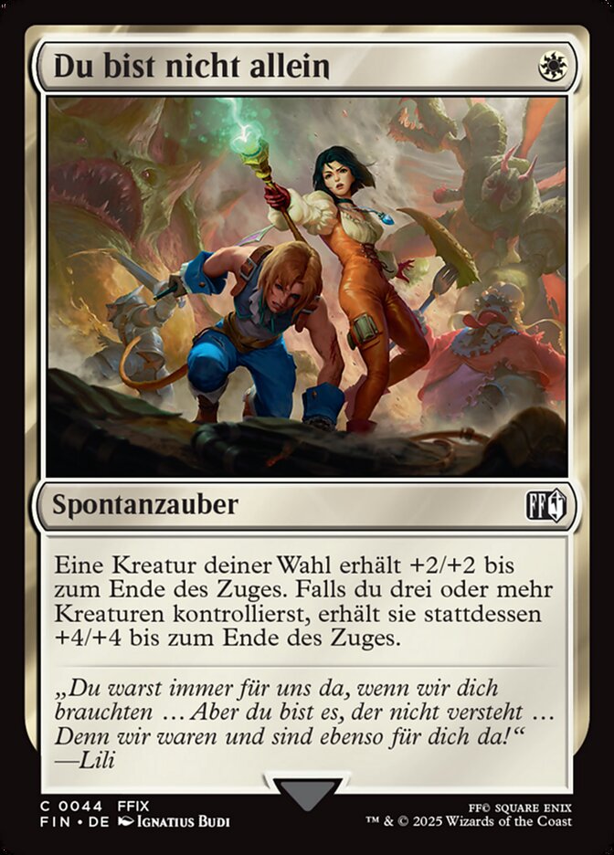 Du bist nicht allein