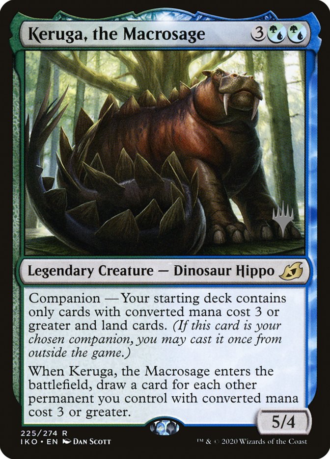 Keruga, the Macrosage (Ikoria: Lair of Behemoths Promos #225p)