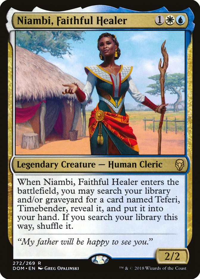 Niambi, Faithful Healer (Dominaria #272)