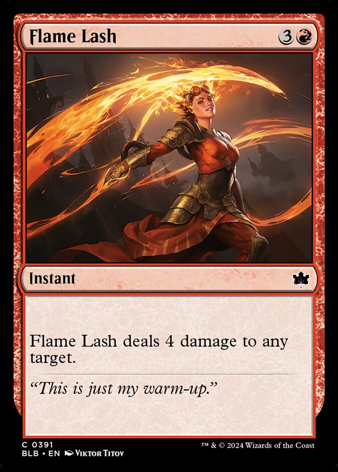 Flame Lash (Bloomburrow #391)