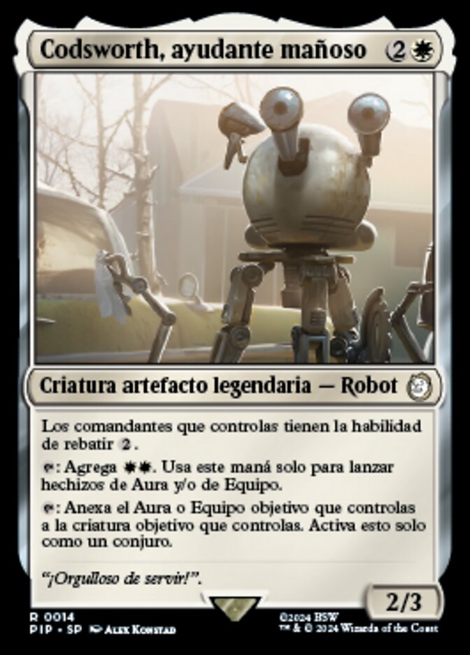 Codsworth, ayudante mañoso