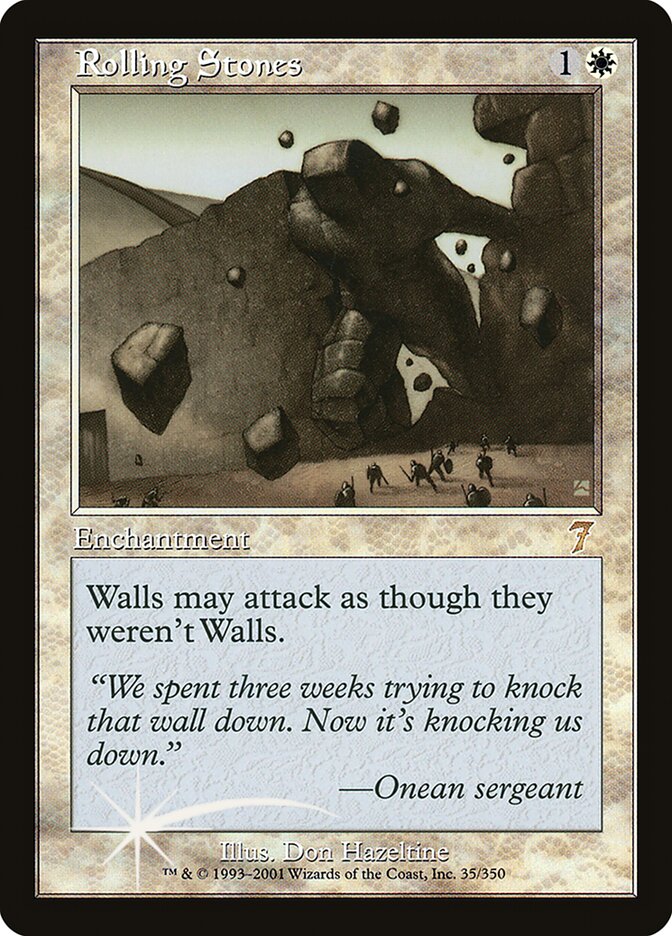 Imagine you spent three weeks at your. MTG Stone Calendar. Card Stone. Knock down a Wall.