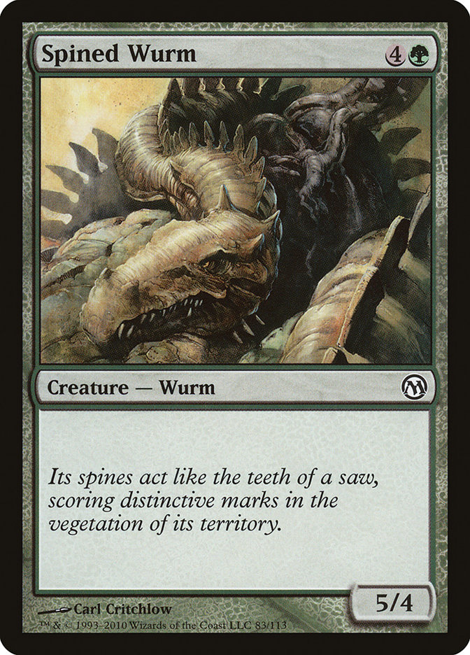 Spined Wurm (Duels of the Planeswalkers #83)