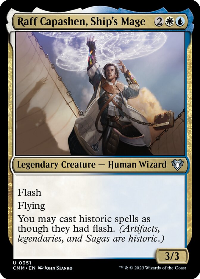 Raff Capashen, Ship's Mage (Commander Masters #351)