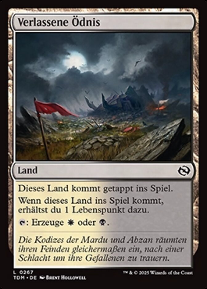 Verlassene Ödnis