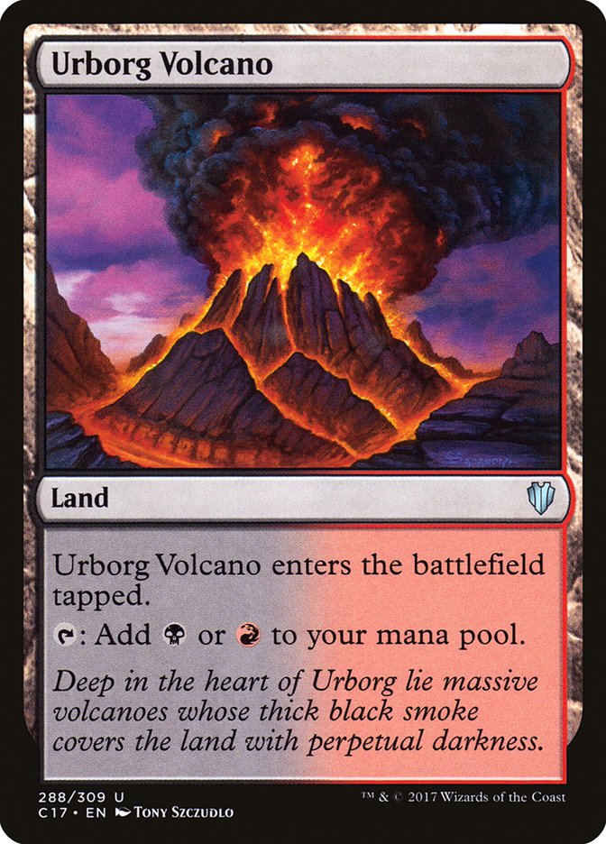 Urborg Volcano (Commander 2017 #288)