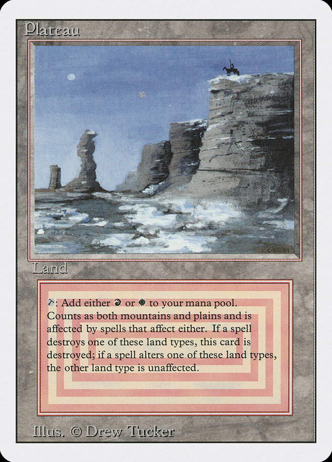 Plateau · Revised Edition (3ED) #284 · Scryfall MTG Search