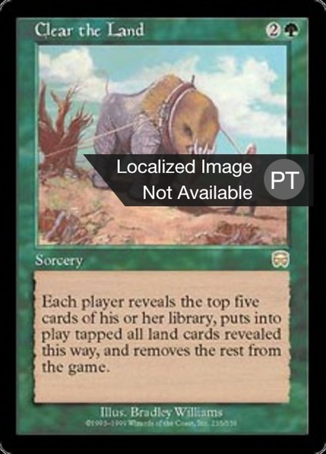 Clear the Land (Mercadian Masques #235)