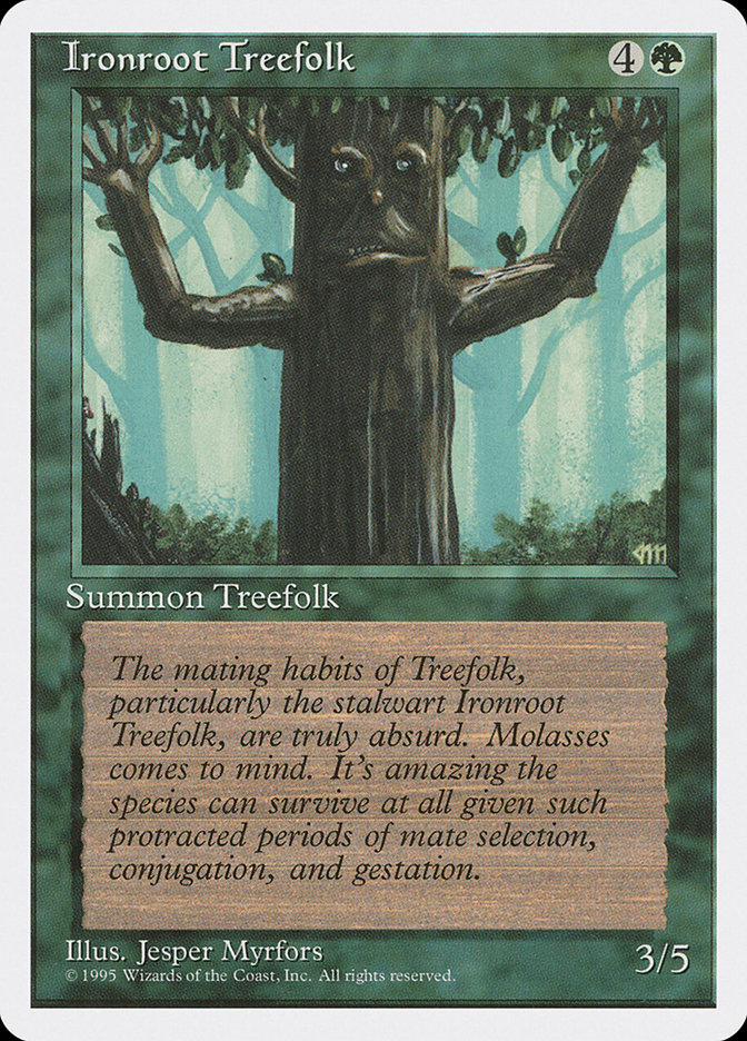 Ironroot Treefolk (Fourth Edition #253)