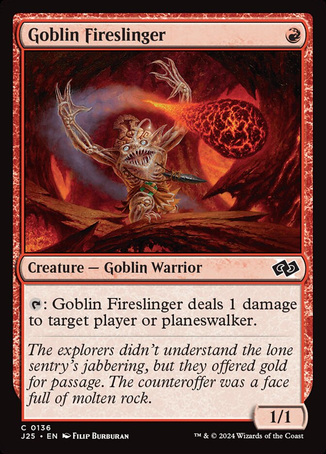 Goblin Fireslinger (Foundations Jumpstart #136)