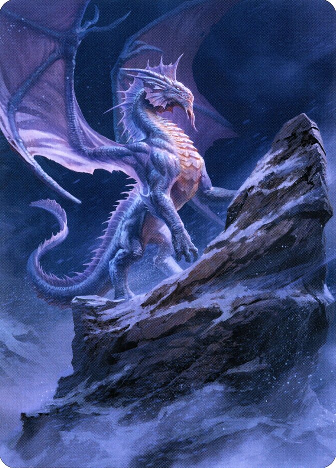 Ancient Silver Dragon // Ancient Silver Dragon (Battle for Baldur's Gate Art Series #6)