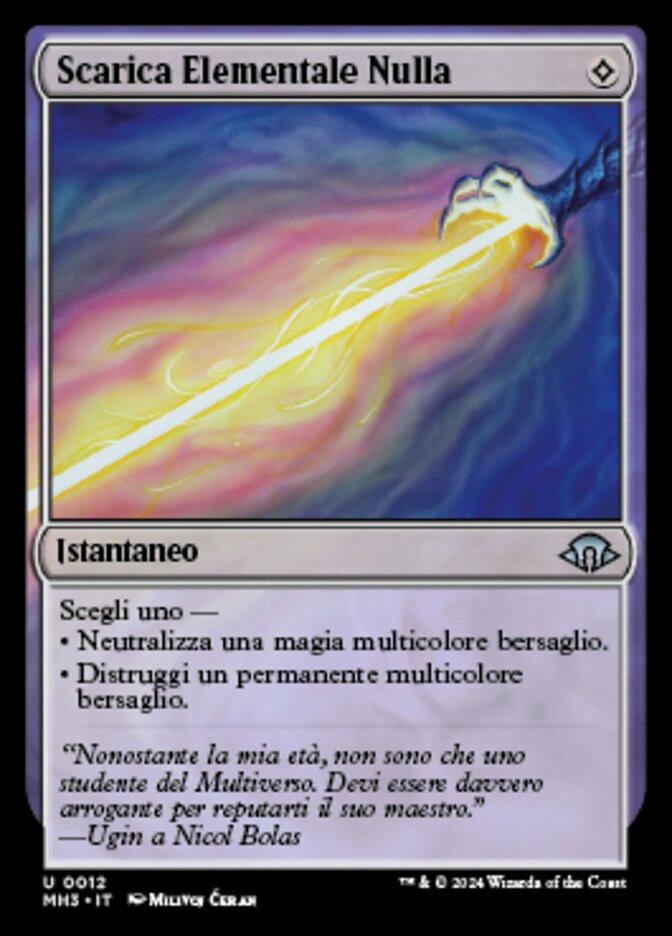 Null Elemental Blast (Modern Horizons 3 #12)