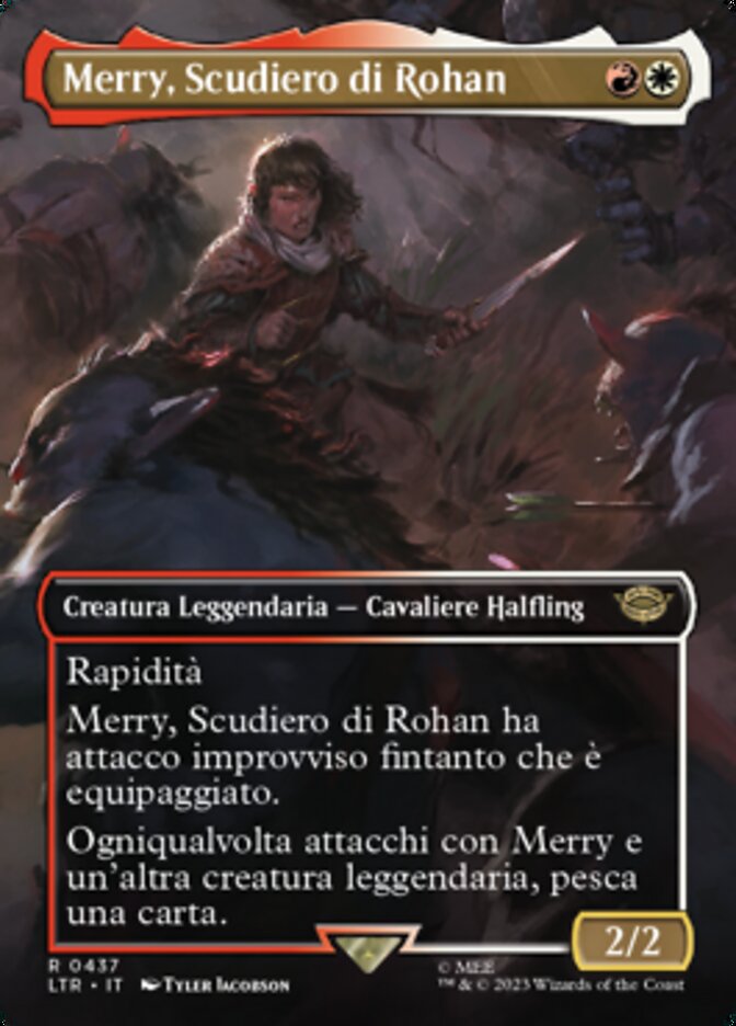 Merry, Scudiero di Rohan