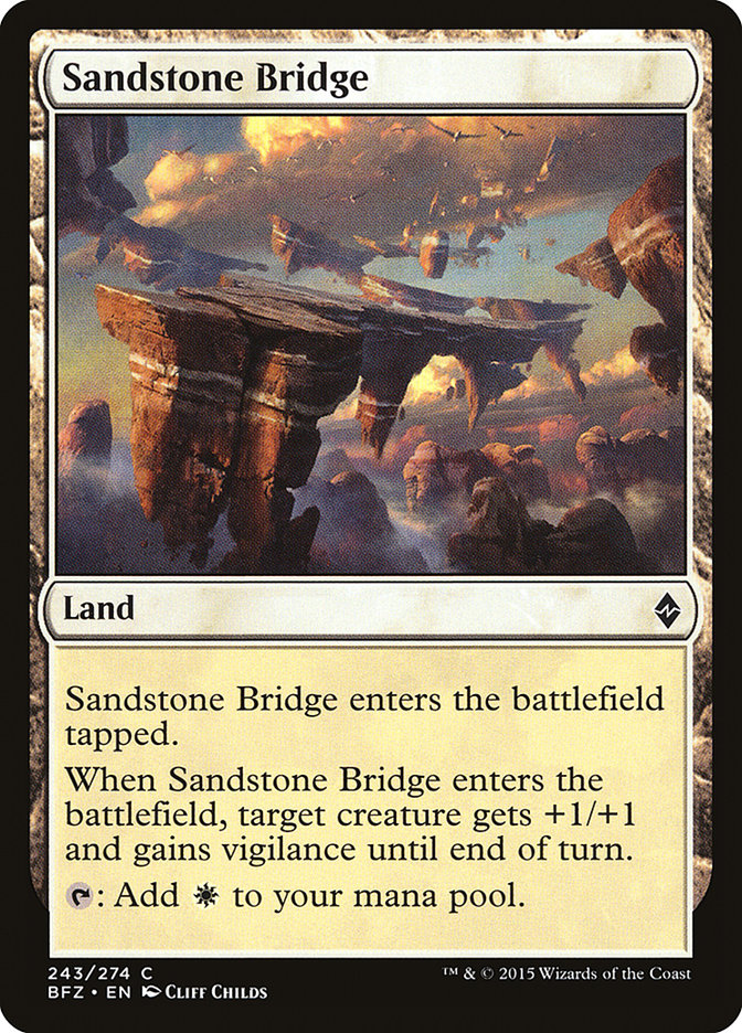 Sandstone Bridge (Battle for Zendikar #243)