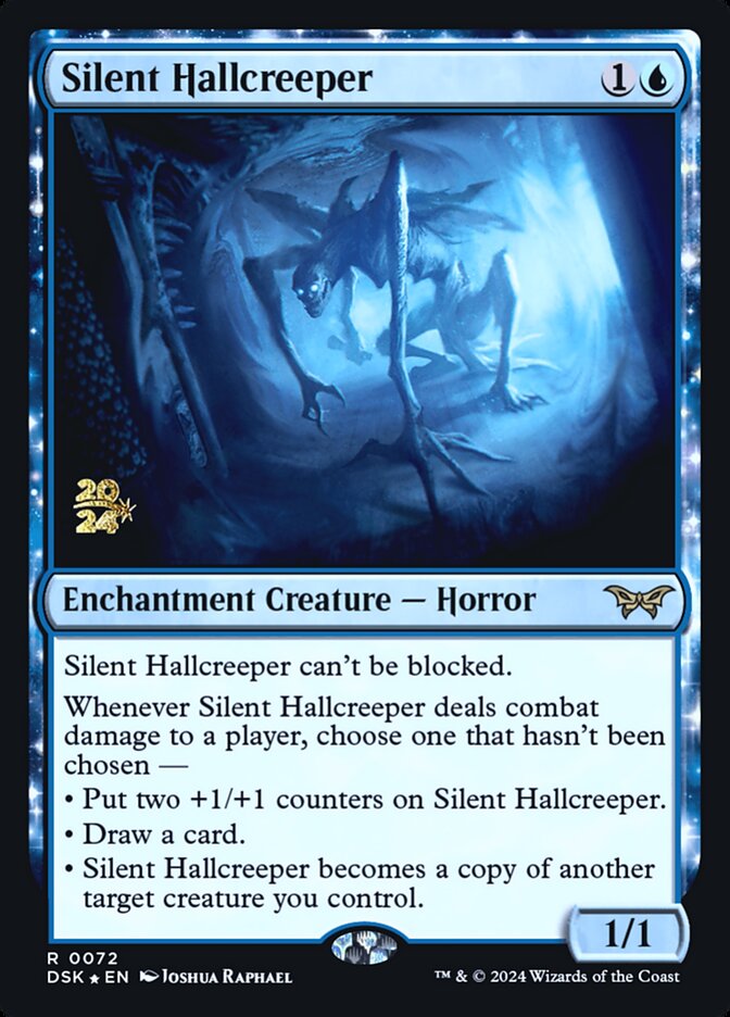 Silent Hallcreeper (Duskmourn: House of Horror Promos #72s)