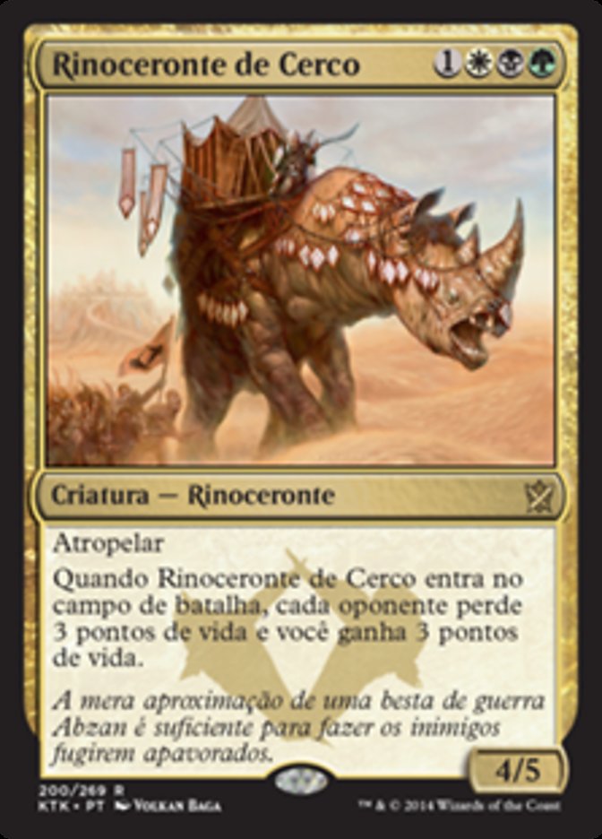 Siege Rhino (Khans of Tarkir #200)